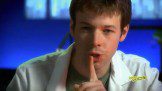 Man is pointing to stop talking