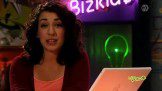 Anchor talking at Biz Kids show