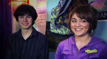 Two smiling portrait of man and woman