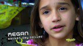 Portrait of small girl kid face
