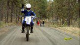 Bike rider on road