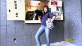 Woman at Global Connect Coffee Shop