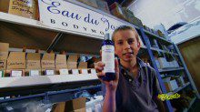 Kid at perfume shop