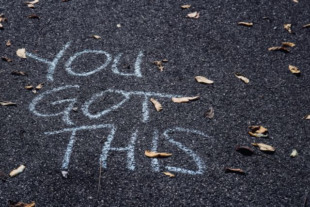 You got this written on the ground.